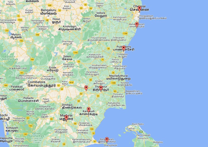 Voyage en Inde du Sud - Culture et Nature du Tamil Nadu